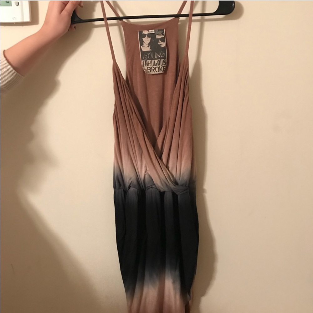 Young Fabulous & Broke tie dye mini dress